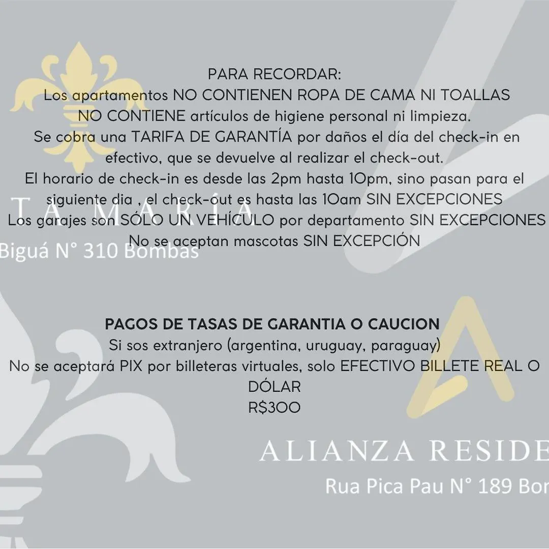 Residencial Santamaria - Departamento 202 Apartment Bombinhas